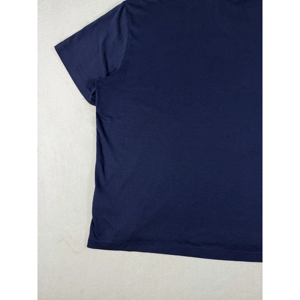 Polo Ralph Lauren Polo Shirt Mens XL Navy Blue Classic Fit Cotton Small Pony